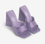 Special Material Thick-heeled Sandals...