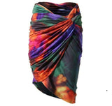 Colorful Print Fade Dye Two Pieces set..