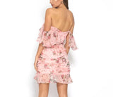 Floria  Off Shoulder Short Dress...