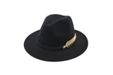 Big Flat Brim Women Felt Hats...