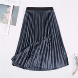 Velvet High Waisted Skirts...