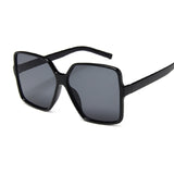 Black Square Oversized Sunglasses...