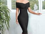 Lena Off Shoulder Midi Dress...