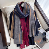 Winter fashion Cotton print Scarves...