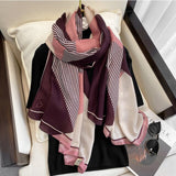 Winter fashion Cotton print Scarves...