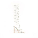 Crystal Strap Gladiator Sandals Boots...