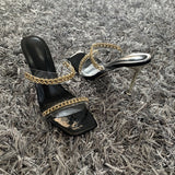 Chain Pumps fashion Slippers...