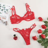 Red Heart Embrodiery Lace Set...