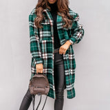 Woolen Long Casual Streetwear...