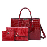 Crocodile Leather HandBags Sets...