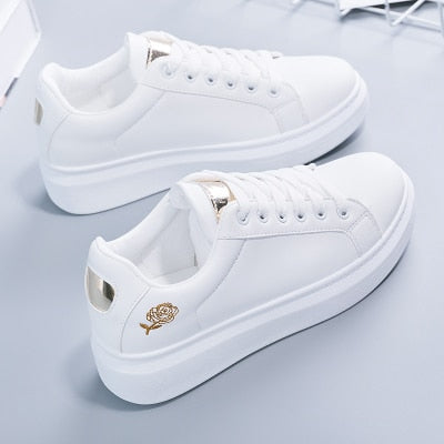 Casual Breathable White Sneakers...