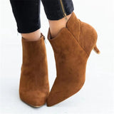 Suede Ankle Boot Shoes...